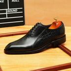 Men's Engraved Oxford | Exotic Luxury Dress Shoesyes