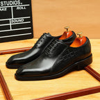 Men's Engraved Oxford | Exotic Luxury Dress Shoesyes