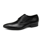 Men's Fashion Pointed Toe Derby: Elegant Groom Wedding Dress Shoesyes