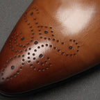 Men's Fashion Pointed Toe Derby: Elegant Groom Wedding Dress Shoesyes