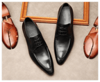 Men's Fashion Tan Derby Shoes: Vintage Hand - Patina Dress Shoesyes