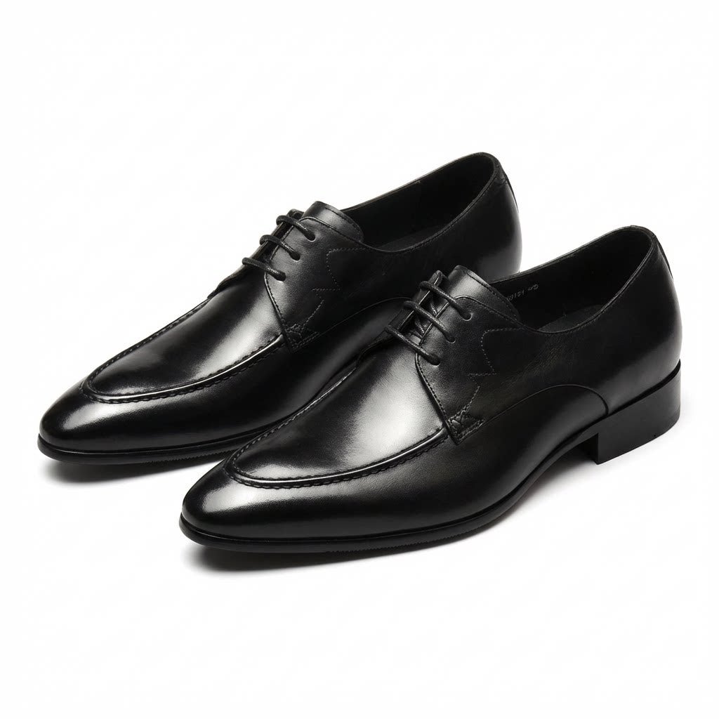 Men's Fashion Tan Derby Shoes: Vintage Hand - Patina Dress Shoesyes