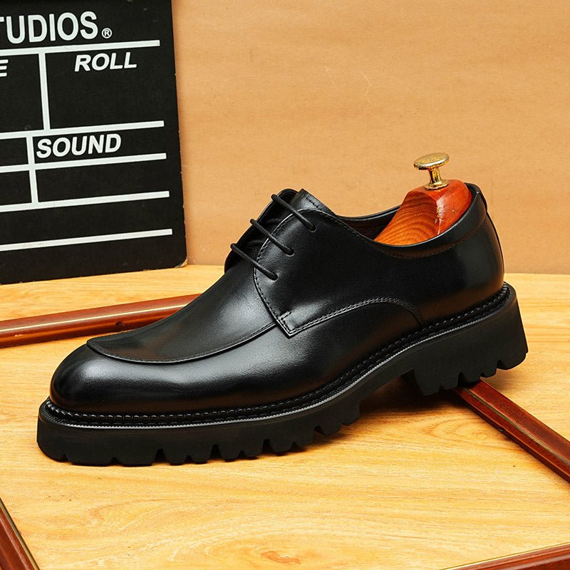 Men's Formal Derby Shoes: Pointed Toe Wedding & Business Dress Shoes