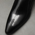 Men's Formal Dress Shoes: Stylish Pointed Toe Wedding Slip - on Shoesyes