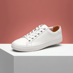 Men's Genuine Leather Sneakers - Minimalist Versatile Casual Shoesyes
