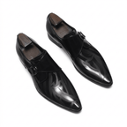 Men's Graphic Pattern Monk Shoes: Fashion Gala Wedding Dress Shoesyes