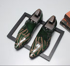 Men's Graphic Pattern Monk Shoes: Fashion Gala Wedding Dress Shoesyes