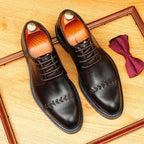 Men's Leather Oxford Dress Shoes | Black & Dark Brown Oxfordsyes