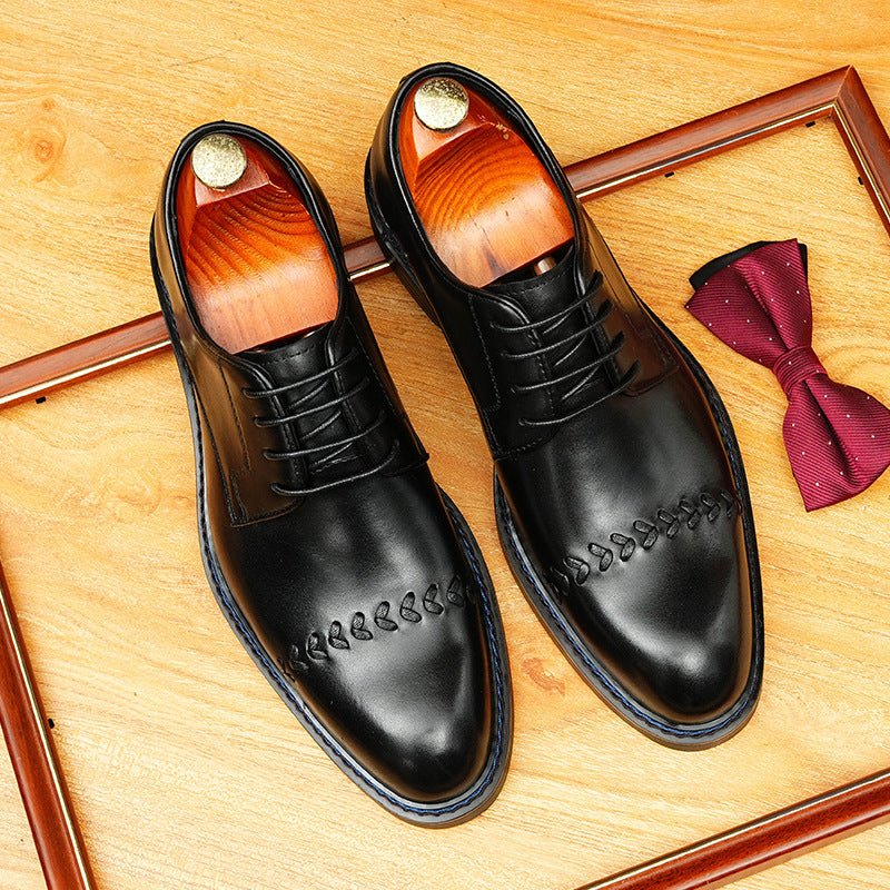 Men's Leather Oxford Dress Shoes | Black & Dark Brown Oxfordsyes