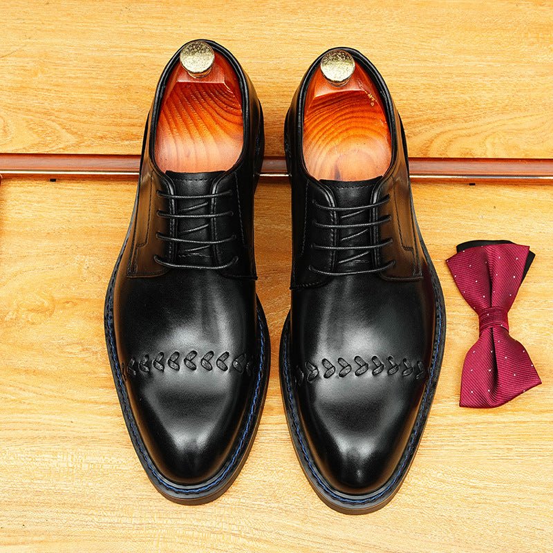 Men's Leather Oxford Dress Shoes | Black & Dark Brown Oxfordsyes