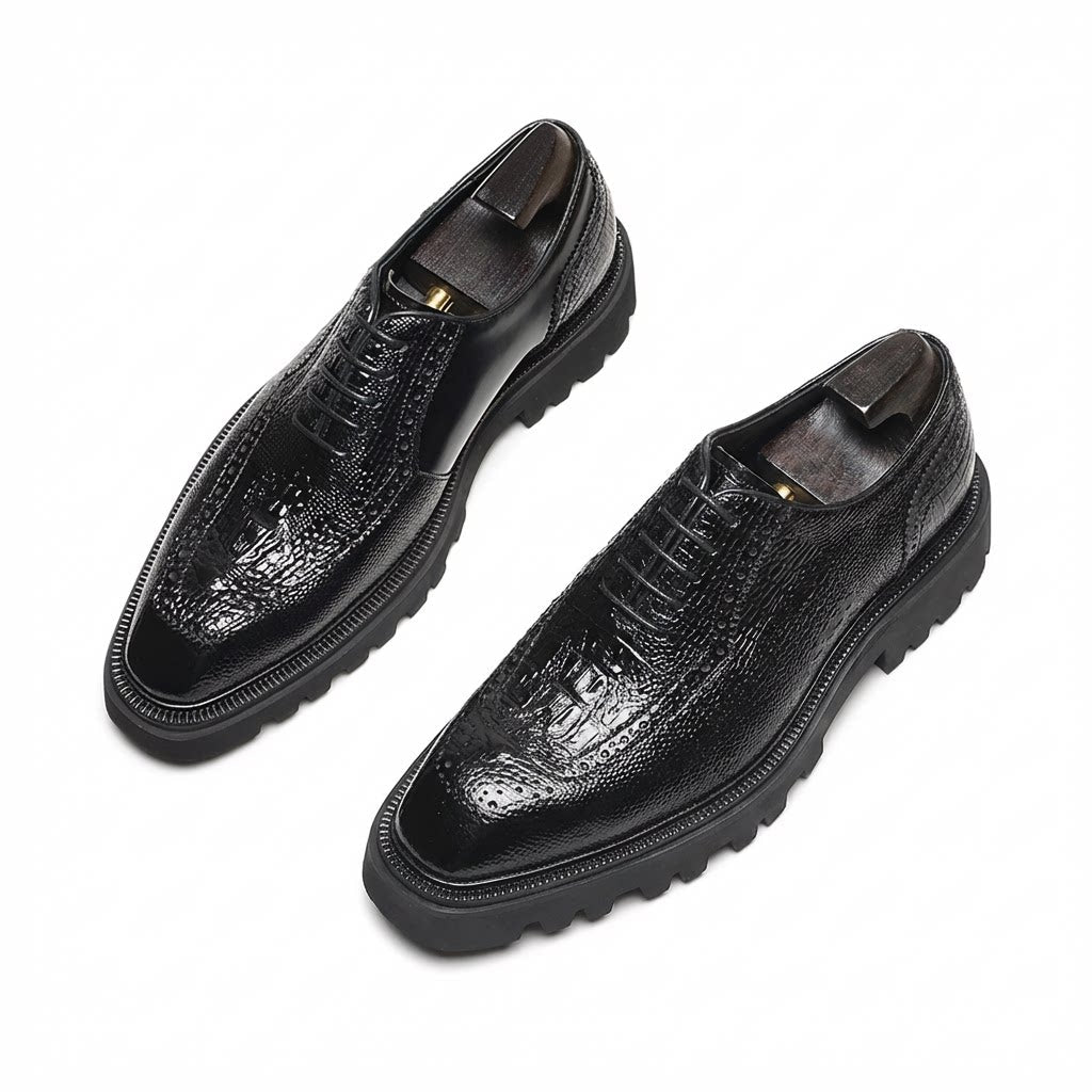 Men's Lug - Sole Backbone Oxfords: Fashion Soirée - Bound Dress Shoesyes