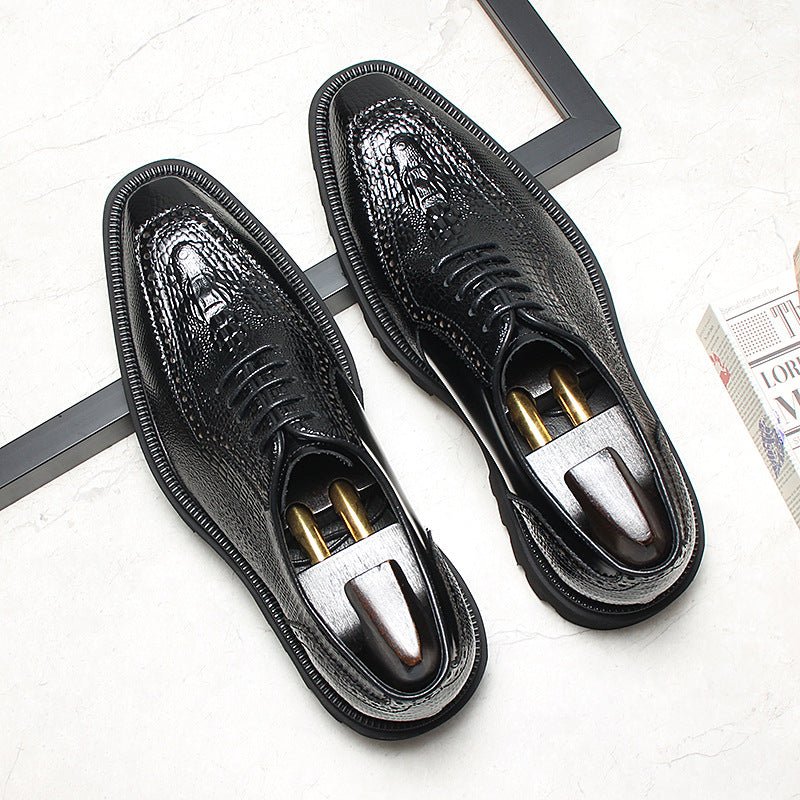Men's Lug - Sole Backbone Oxfords: Fashion Soirée - Bound Dress Shoesyes