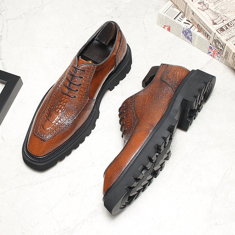 Men's Lug - Sole Backbone Oxfords: Fashion Soirée - Bound Dress Shoesyes