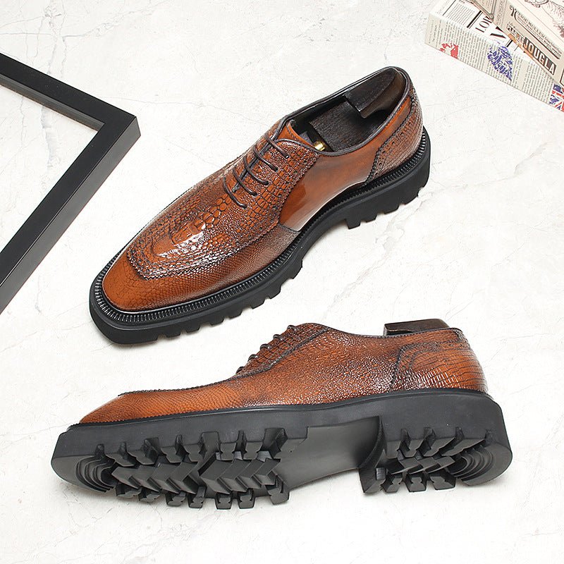 Men's Lug - Sole Backbone Oxfords: Fashion Soirée - Bound Dress Shoesyes
