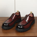 Men's Lug Sole Derby Shoes: Stylish Party Formal Dress Shoesyes