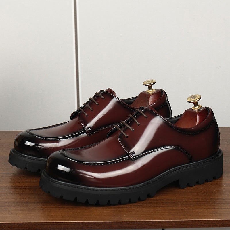 Men's Lug Sole Derby Shoes: Stylish Party Formal Dress Shoesyes