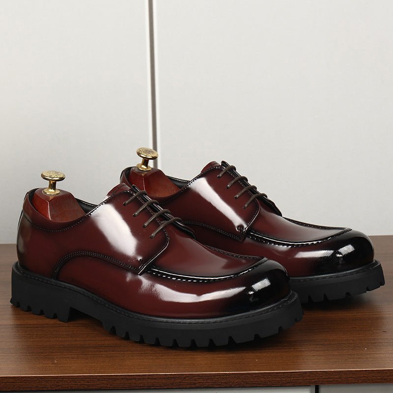 Men's Lug Sole Derby Shoes: Stylish Party Formal Dress Shoesyes