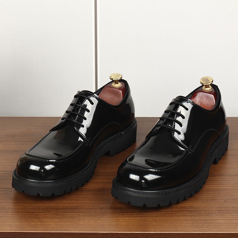 Men's Lug Sole Derby Shoes: Stylish Party Formal Dress Shoesyes
