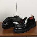 Men's Lug Sole Derby Shoes: Stylish Party Formal Dress Shoesyes