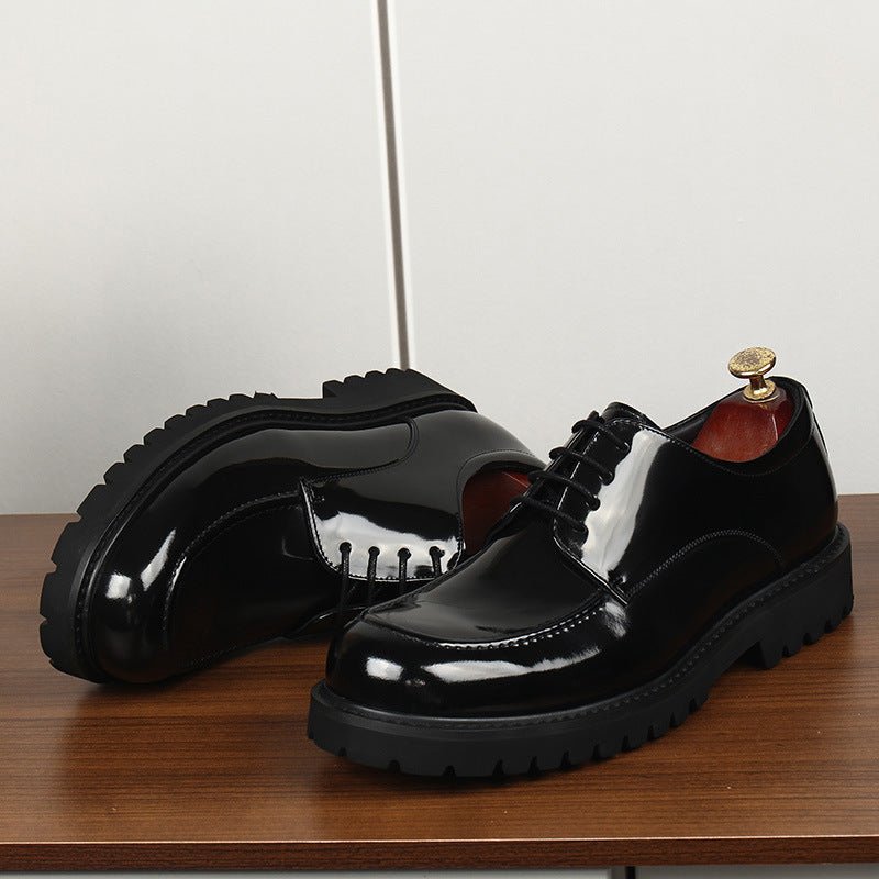 Men's Lug Sole Derby Shoes: Stylish Party Formal Dress Shoesyes