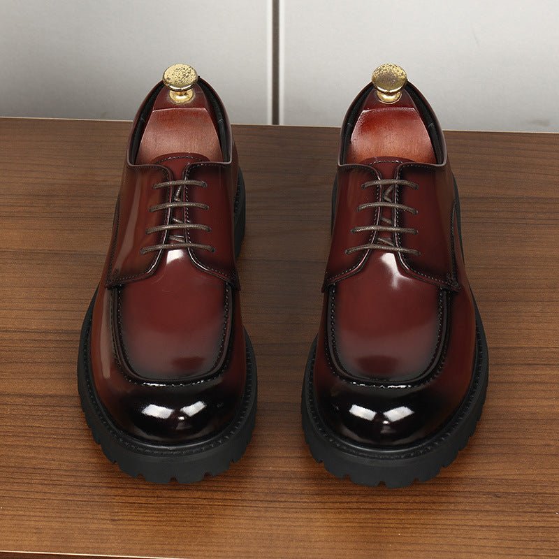 Men's Lug Sole Derby Shoes: Stylish Party Formal Dress Shoesyes