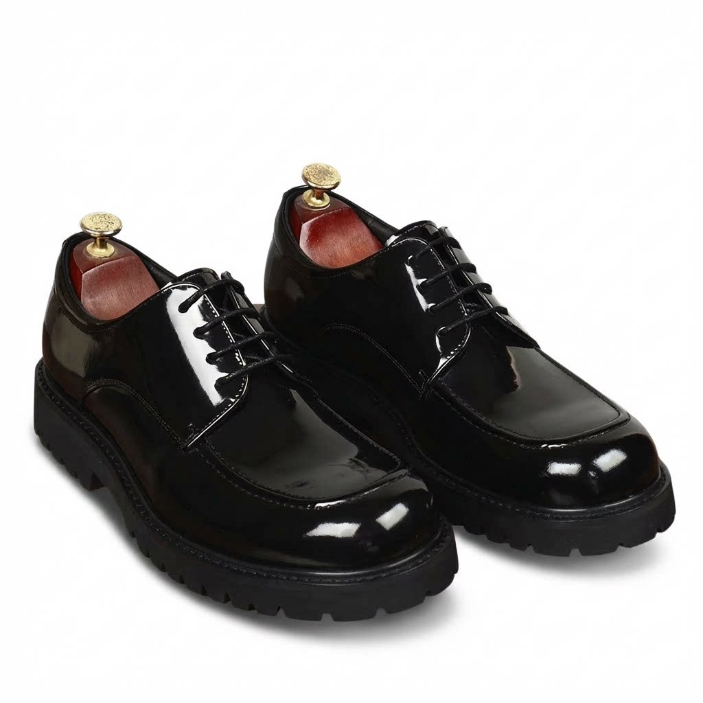 Men's Lug Sole Derby Shoes: Stylish Party Formal Dress Shoesyes