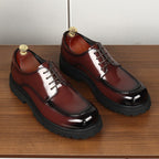 Men's Lug Sole Derby Shoes: Stylish Party Formal Dress Shoesyes