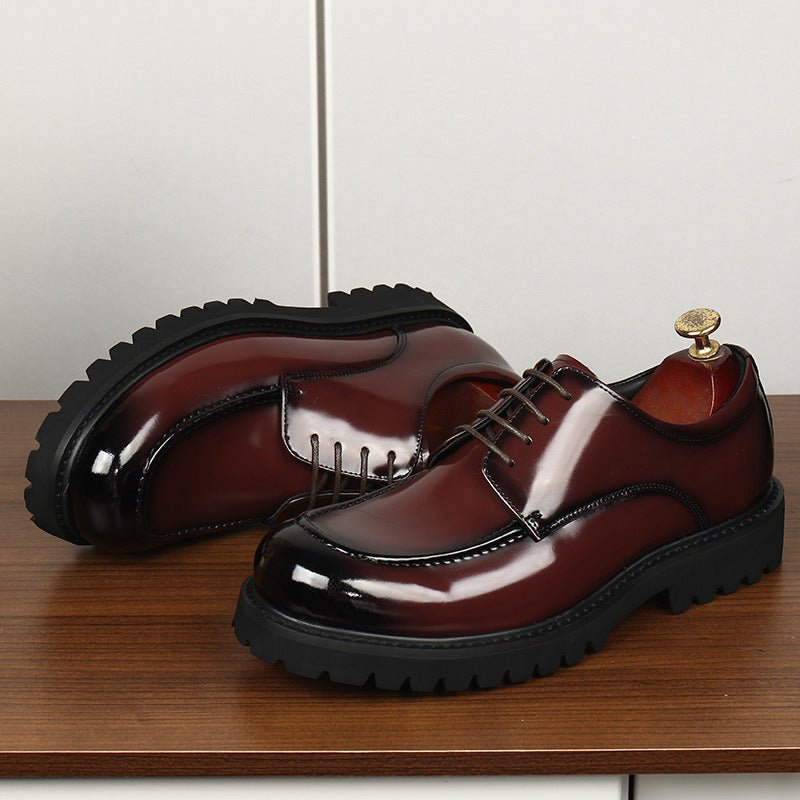 Men's Lug Sole Derby Shoes: Stylish Party Formal Dress Shoesyes