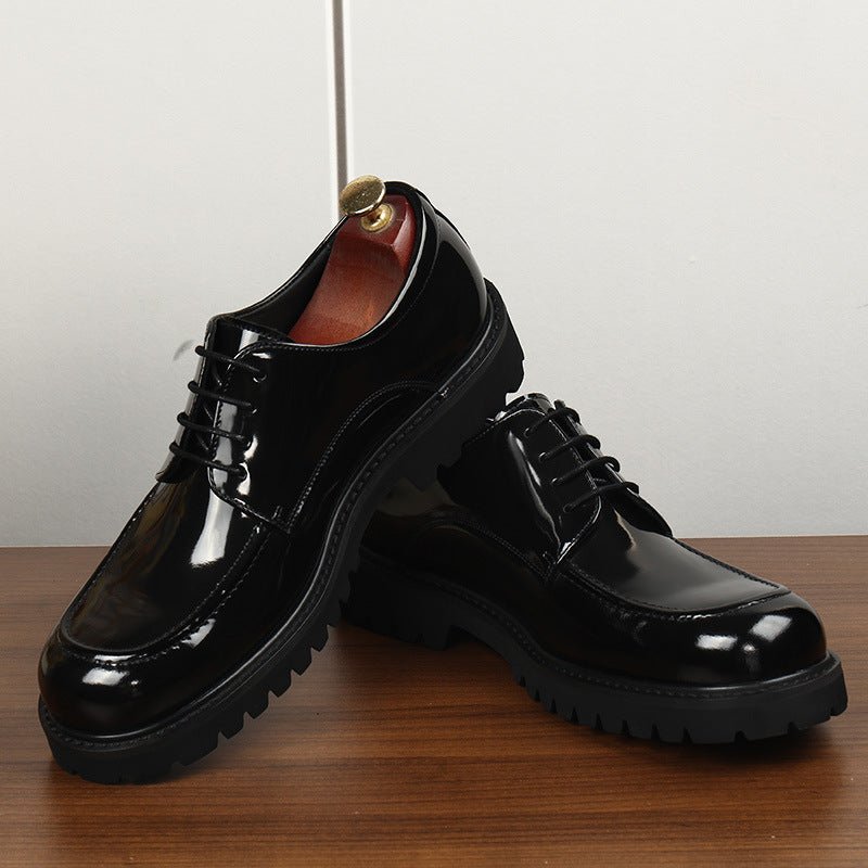 Men's Lug Sole Derby Shoes: Stylish Party Formal Dress Shoesyes