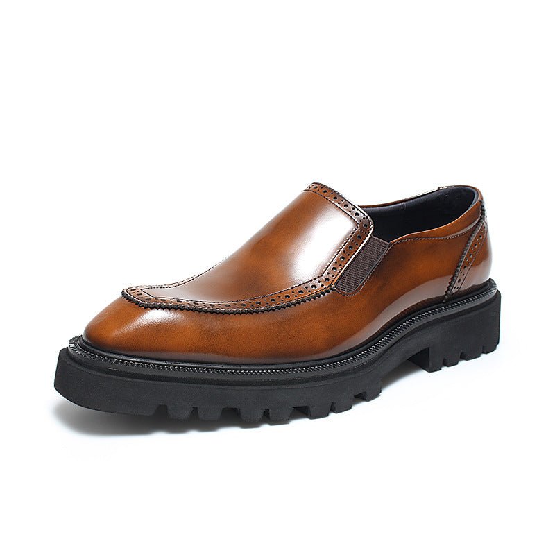 Men's Lug Sole Dress Shoes: Fashionable Brogue Wedding Loafersyes