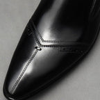 Men's Medallion Toe Dress Shoes: Stylish Wedding Pointed Toe Loafersyes