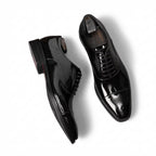 Men's Mirror Cap Toe Oxfords: Fashion Hallowed Gentry Dress Shoesyes
