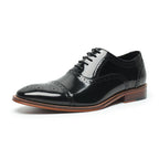 Men's Ornate Carved Oxfords: Fashion Rite Contemporary Dress Shoesyes