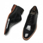 Men's Ornate Carved Oxfords: Fashion Rite Contemporary Dress Shoesyes