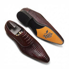 Men's Patterned Wingtip Oxfords: Fashion Nuptial - Event Dress Shoesyes