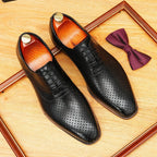 Men's Perforated Oxford | Summer Business Dress Shoesyes