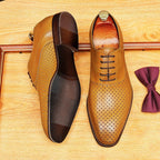 Men's Perforated Oxford | Summer Business Dress Shoesyes