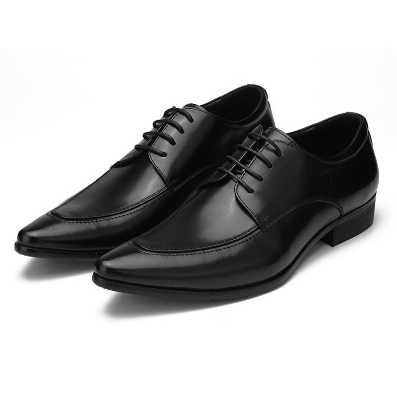 Men's Pointed Stitch Oxfords: Fashion Gala Minimalist Dress Shoesyes