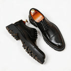 Men's Premium Cap Toe Derby: Fashion Chunky Business Formal