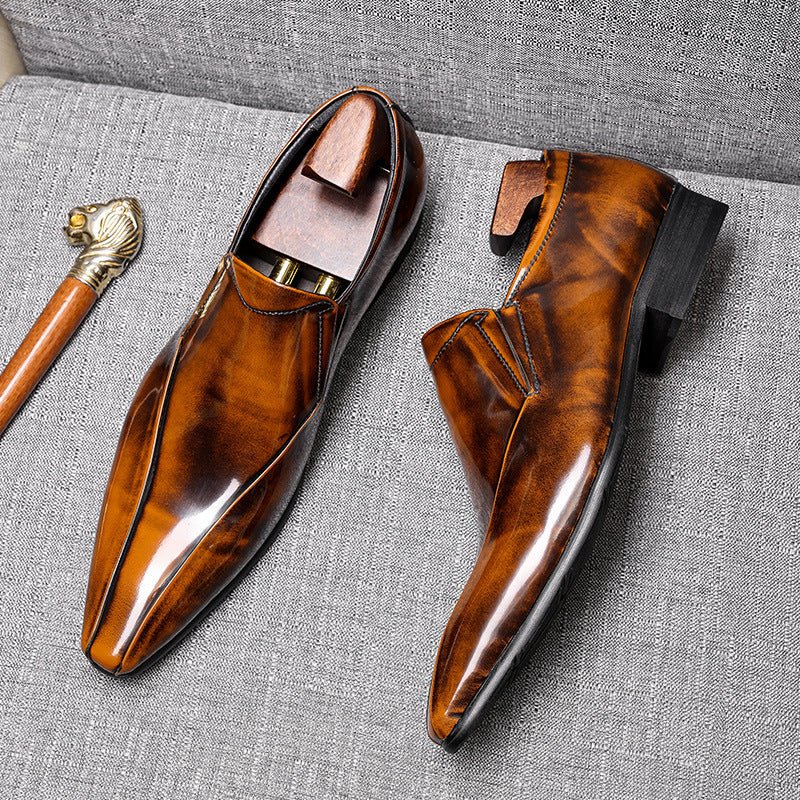 Men's Premium Wedding Dress Loafers: Luxury Formal Shoesyes