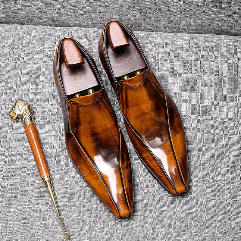 Men's Premium Wedding Dress Loafers: Luxury Formal Shoesyes