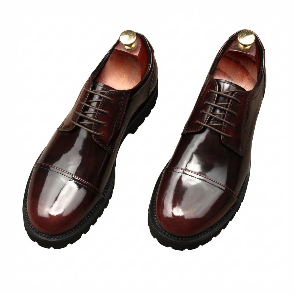 Men's Round Toe Derby Shoes: Modern Party & Prom Formal Shoesyes
