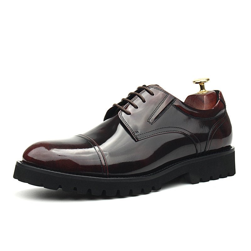 Men's Round Toe Derby Shoes: Modern Party & Prom Formal Shoesyes