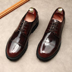 Men's Round Toe Derby Shoes: Modern Party & Prom Formal Shoesyes