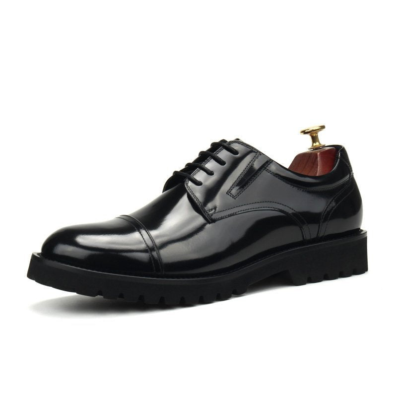 Men's Round Toe Derby Shoes: Modern Party & Prom Formal Shoesyes