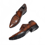 Men's Sartorial Monk Strap Shoes: Fashion Gala Wedding Dress Shoesyes