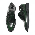 Men's Script Etched Monk Shoes: Fashion Gala Wedding Dress Shoesyes