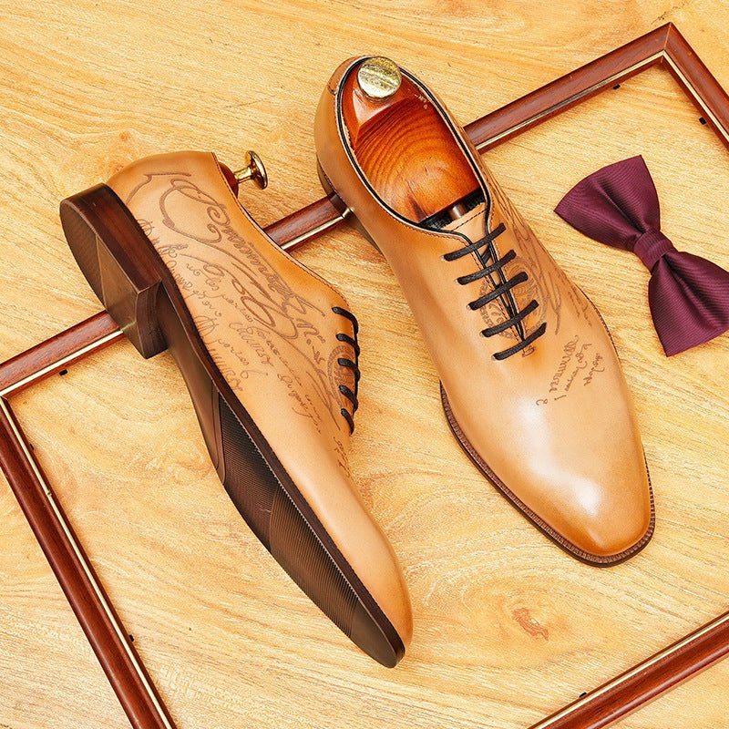 Men's Script Oxford | Artisan Designer Dress Shoesyes