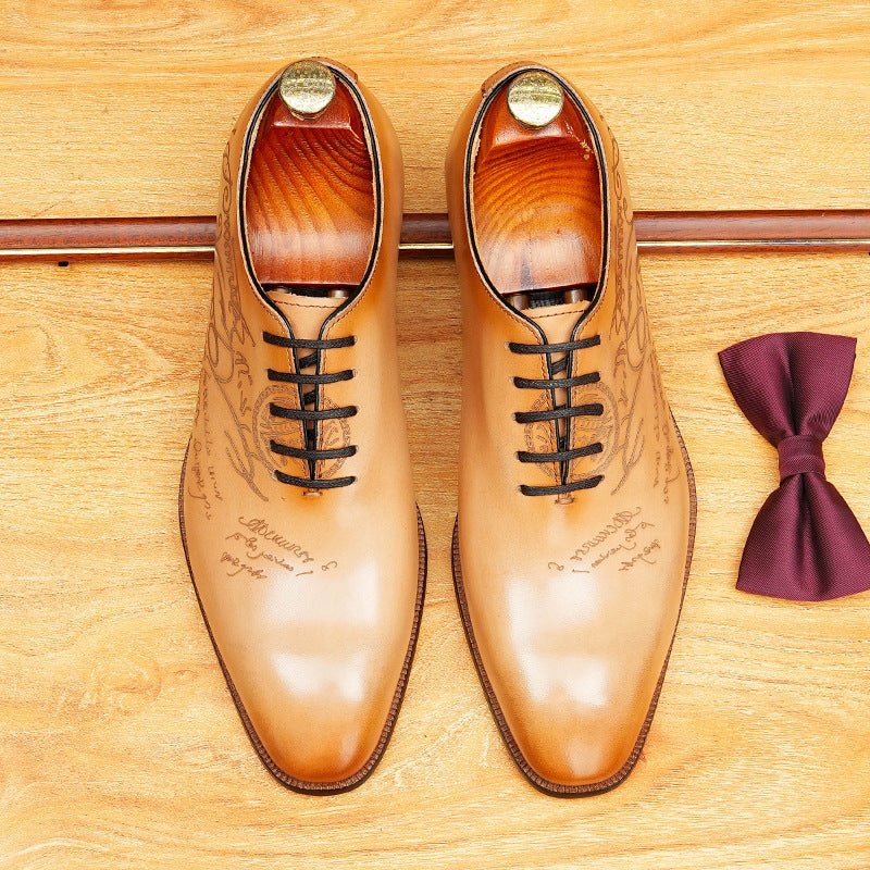 Men's Script Oxford | Artisan Designer Dress Shoesyes