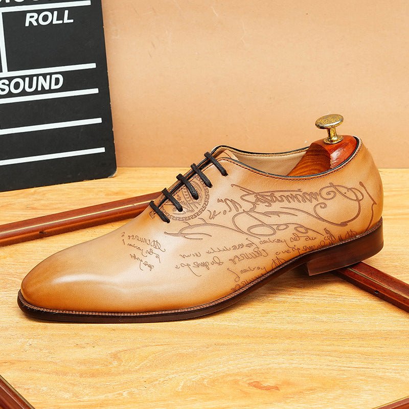 Men's Script Oxford | Artisan Designer Dress Shoesyes